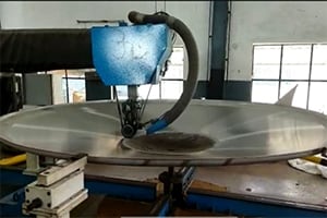 Automated shell polishing machine